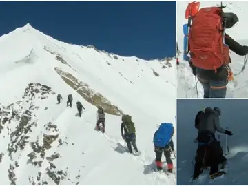 Imágenes de los ocho montañeros antes de perder la vida en el Himalaya Imágenes de los ocho montañeros antes de perder la vida en el Himalaya