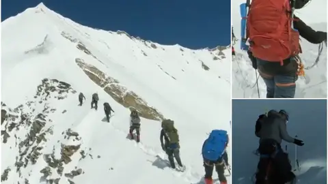 Imágenes de los ocho montañeros antes de perder la vida en el Himalaya Imágenes de los ocho montañeros antes de perder la vida en el Himalaya