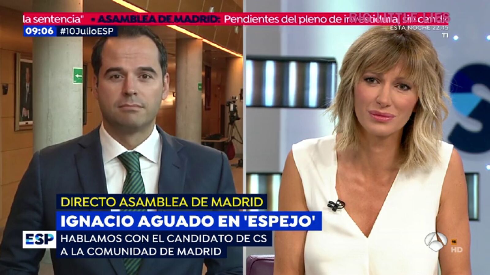 Las duras declaraciones de Aguado: 