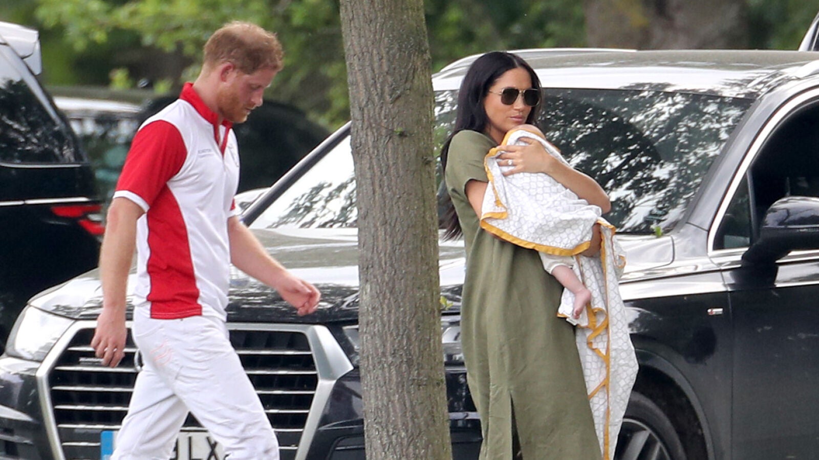 Las primeras imágenes de los hijos de los duques de Sussex y Cambridge juntos en público