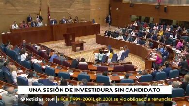 La Asamblea acoge este miércoles un inédito pleno de investidura sin candidato ante la falta de acuerdo entre PP, Cs y Vox