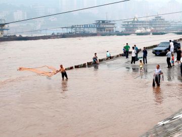 Temporada de inundaciones en China.