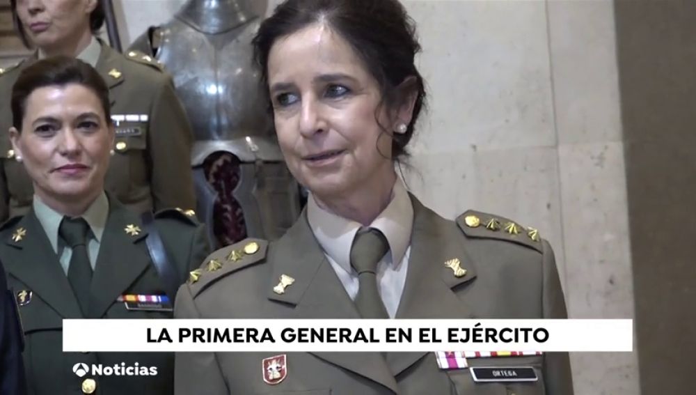 La coronel Patricia Ortega, primera mujer general en las Fuerzas Armadas de la historia de España