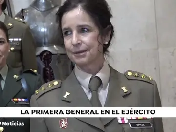 La coronel Patricia Ortega, primera mujer general en las Fuerzas Armadas de la historia de España La coronel Patricia Ortega, primera mujer general en las Fuerzas Armadas de la historia de España
