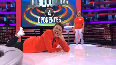 El gracioso intento de Silvia Abril para imitar a Arturo Valls en '¡Ahora caigo!' 