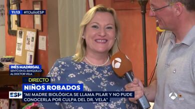 Las lágrimas de Inés Madrigal, primer 'bebé robado' tras conocer a su familia biológica: 