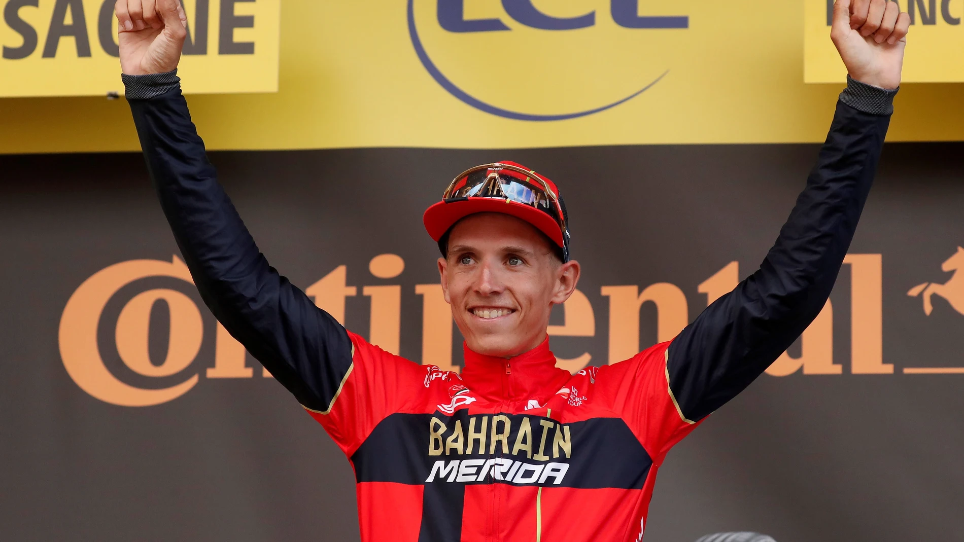 Dylan Teuns, ganador de la sexta etapa del Tour de Francia Dylan Teuns, ganador de la sexta etapa del Tour de Francia