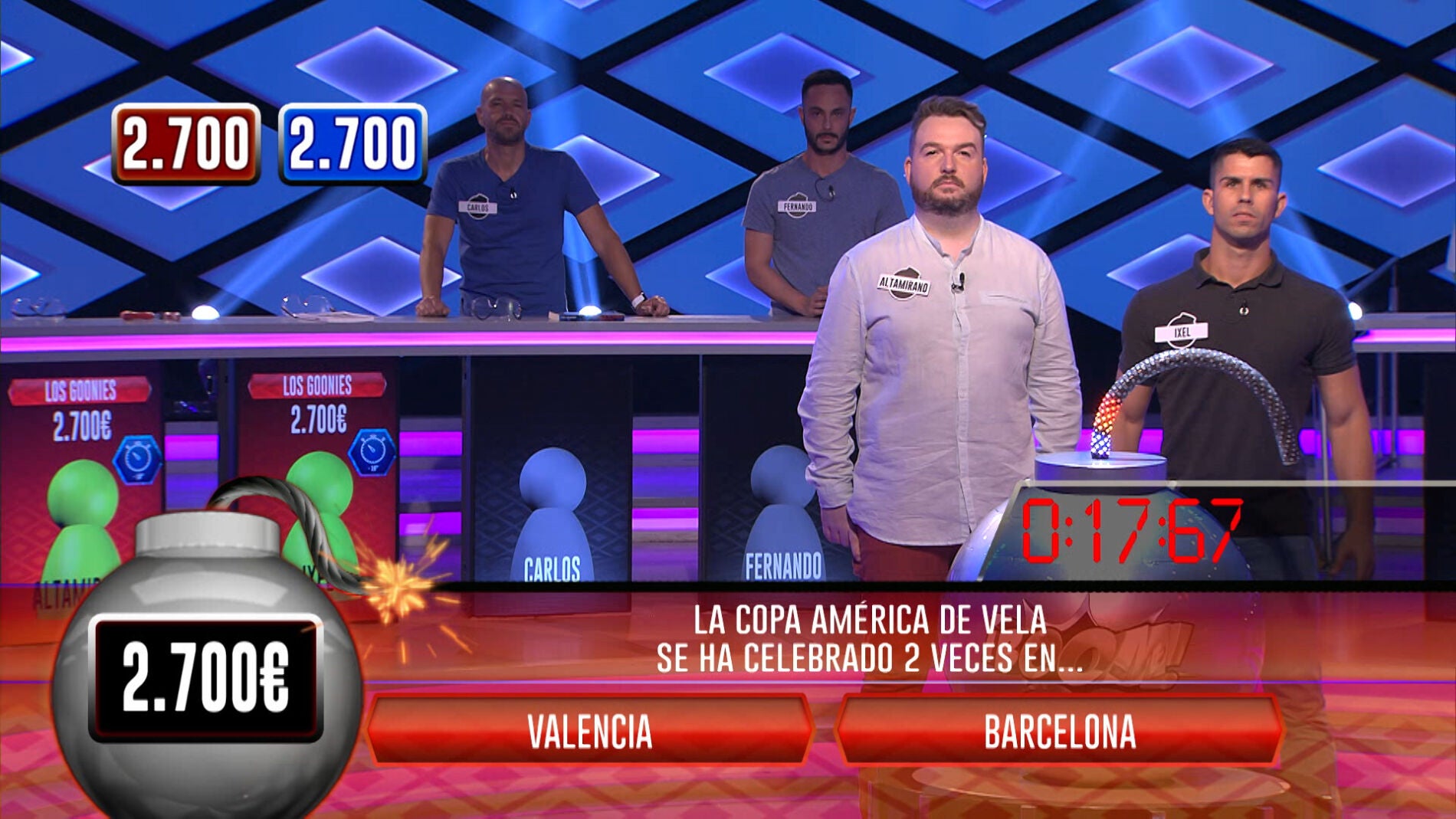 'Los Gonnies' vencen a 'Los Hechizados' en la bomba clasificatoria de '&iexcl;Boom!'