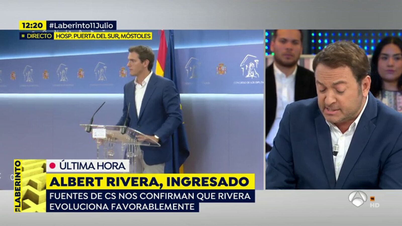 Albert Rivera sufrió un desmayo y perdió el conocimiento debido a una deshidratación extrema