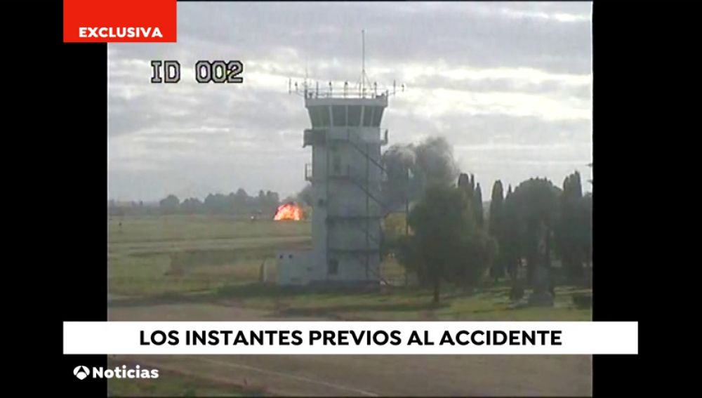 Así se estrelló el F-5 en Talavera la Real: informe del accidente 