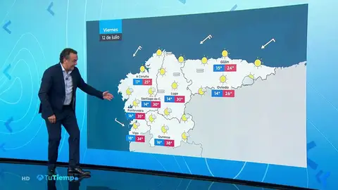 La previsión del tiempo 11 julio T La previsión del tiempo 11 julio T
