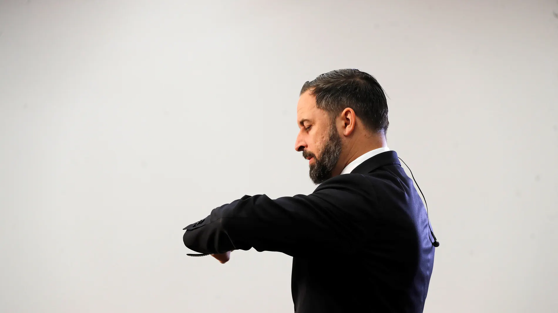 El líder de Vox, Santiago Abascal El líder de Vox, Santiago Abascal