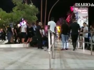 Brutal pelea entre el personal de seguridad y unos turistas en una discoteca de Ibiza