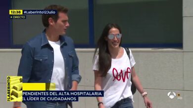 Albert Rivera sale del hospital acompañado de Malú sorprendentemente