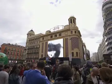 La mejor tecnología audiovisual de Europa llega a la madrileña plaza de Callao La mejor tecnología audiovisual de Europa llega a la madrileña plaza de Callao