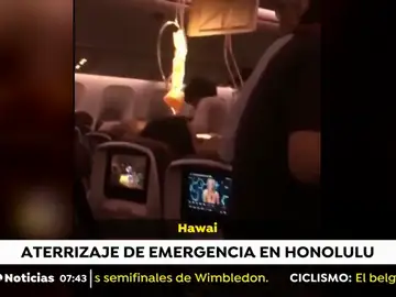 Un aterrizaje forzoso en Honolulu deja más de 30 heridos Un aterrizaje forzoso en Honolulu deja más de 30 heridos