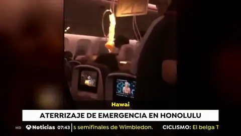 Un aterrizaje forzoso en Honolulu deja más de 30 heridos Un aterrizaje forzoso en Honolulu deja más de 30 heridos