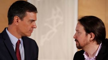 Pedro Sánchez y Pablo Iglesias Pedro Sánchez y Pablo Iglesias