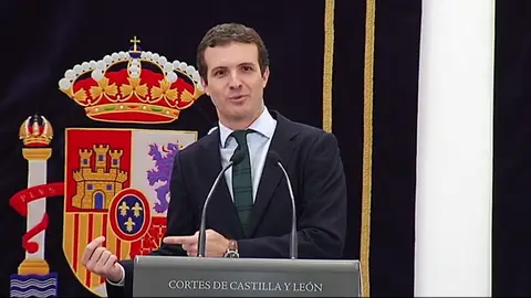 Casado: "Sánchez es el responsable del bloqueo" Casado: "Sánchez es el responsable del bloqueo"