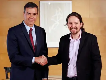 Pablo Iglesias y Pedro Sánchez Pablo Iglesias y Pedro Sánchez