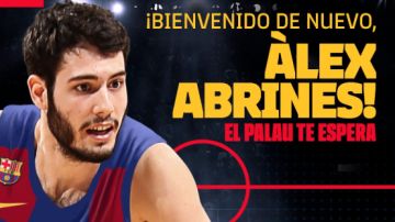 Álex Abrines regresa al Barcelona