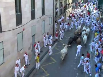 Vídeo sel sexto encierro de San Fermín 