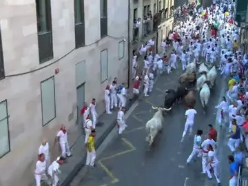 Vídeo sel sexto encierro de San Fermín Vídeo sel sexto encierro de San Fermín