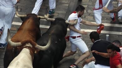 Séptimo encierro de San Fermín 2019, en vídeo