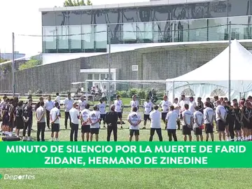 Muere Farid, el hermano de Zinedine Zidane, y el Madrid guarda un minuto de silencio en el entrenamiento en Montreal Muere Farid, el hermano de Zinedine Zidane, y el Madrid guarda un minuto de silencio en el entrenamiento en Montreal