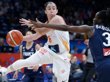 Silvia Domínguez en la final del Eurobasket 2019