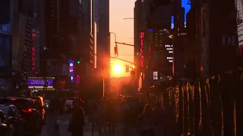 'Manhattanhenge', el impresionante atardecer neoyorkino que solo ocurre dos veces al año 'Manhattanhenge', el impresionante atardecer neoyorkino que solo ocurre dos veces al año