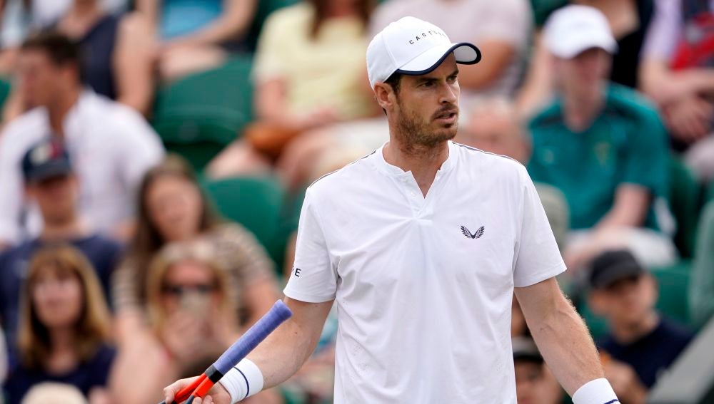 Andy Murray disputó los dobles mixtos en Wimbledon con Serena Williams