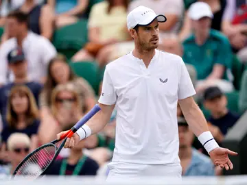Andy Murray disputó los dobles mixtos en Wimbledon con Serena Williams Andy Murray disputó los dobles mixtos en Wimbledon con Serena Williams