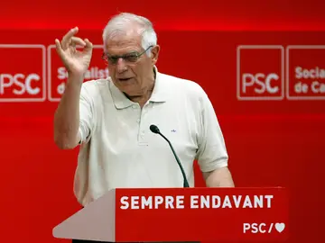 El ministro de Asuntos Exteriores en funciones, Josep Borrell El ministro de Asuntos Exteriores en funciones, Josep Borrell