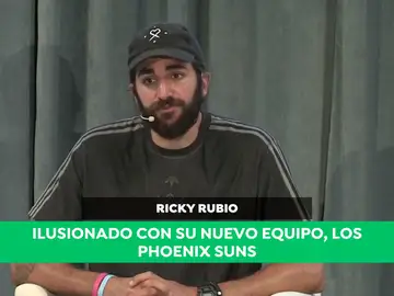 Ricky Rubio, sobre su futuro en los Suns: "Necesitaba minutos y un nivel de dificultad alto" Ricky Rubio, sobre su futuro en los Suns: "Necesitaba minutos y un nivel de dificultad alto"