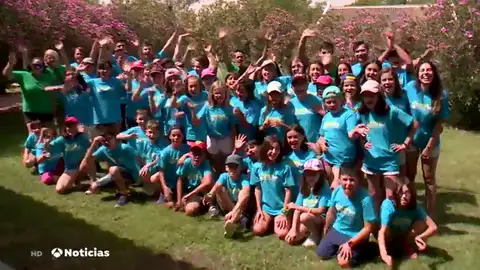 Niños con enfermedades reumatológicas disfrutan en un campamento en Madrid Niños con enfermedades reumatológicas disfrutan en un campamento en Madrid