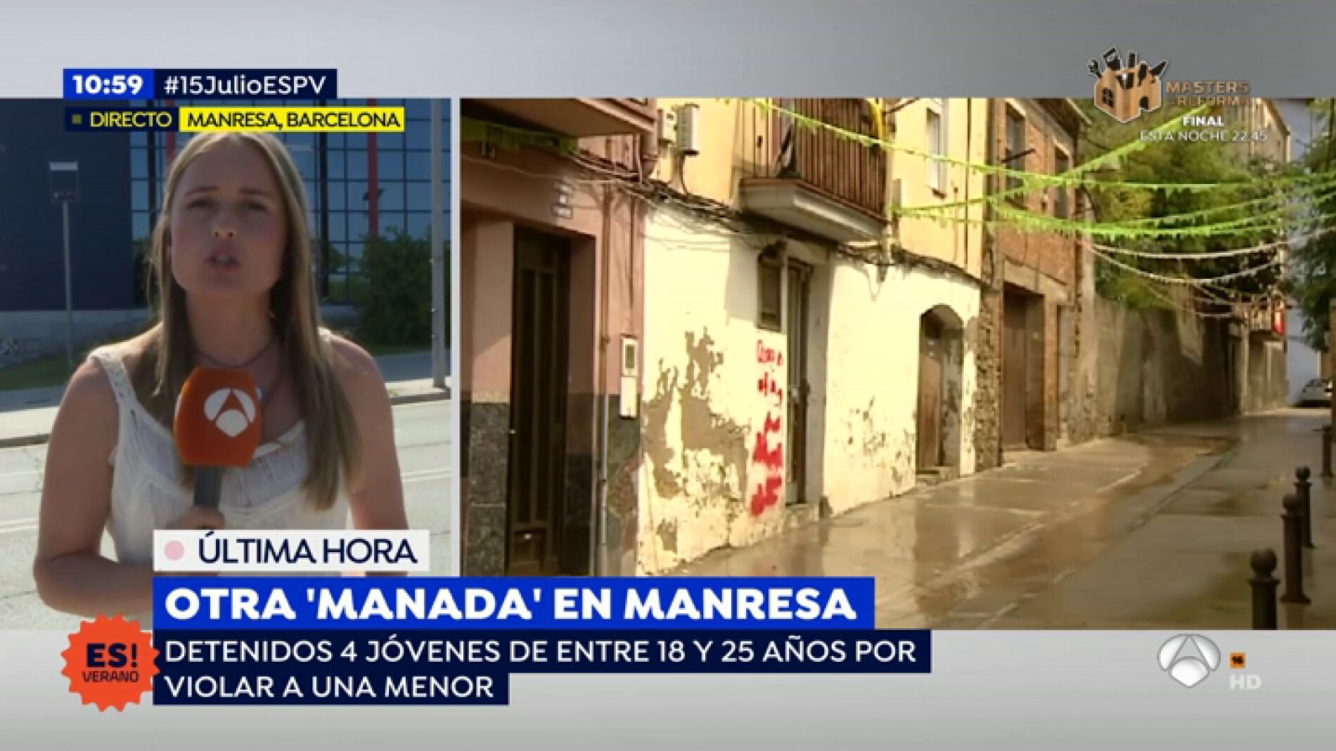 Agresi&oacute;n en Manresa.