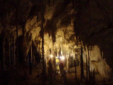 Imagen del interior de la cueva de Coventosa