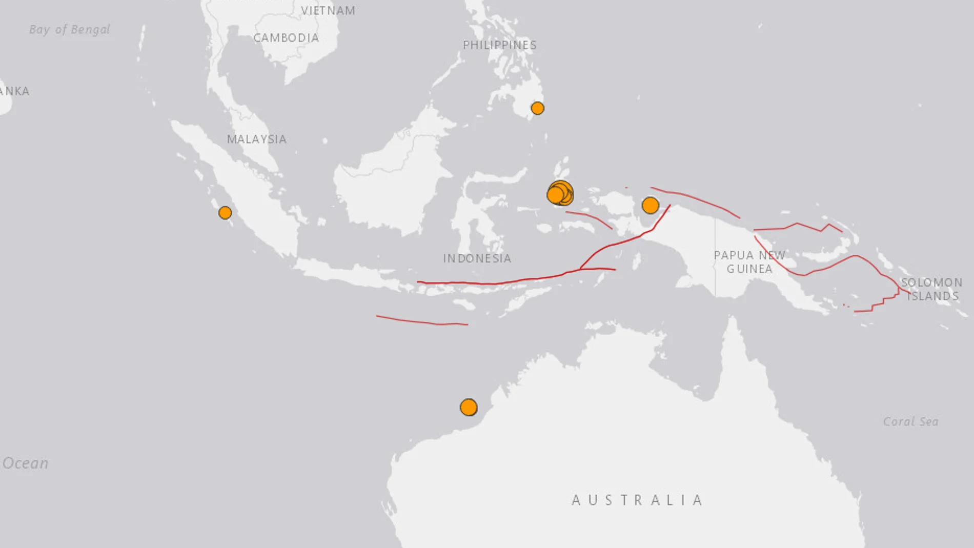 Un terremoto hace temblar parte de Indonesia Un terremoto hace temblar parte de Indonesia