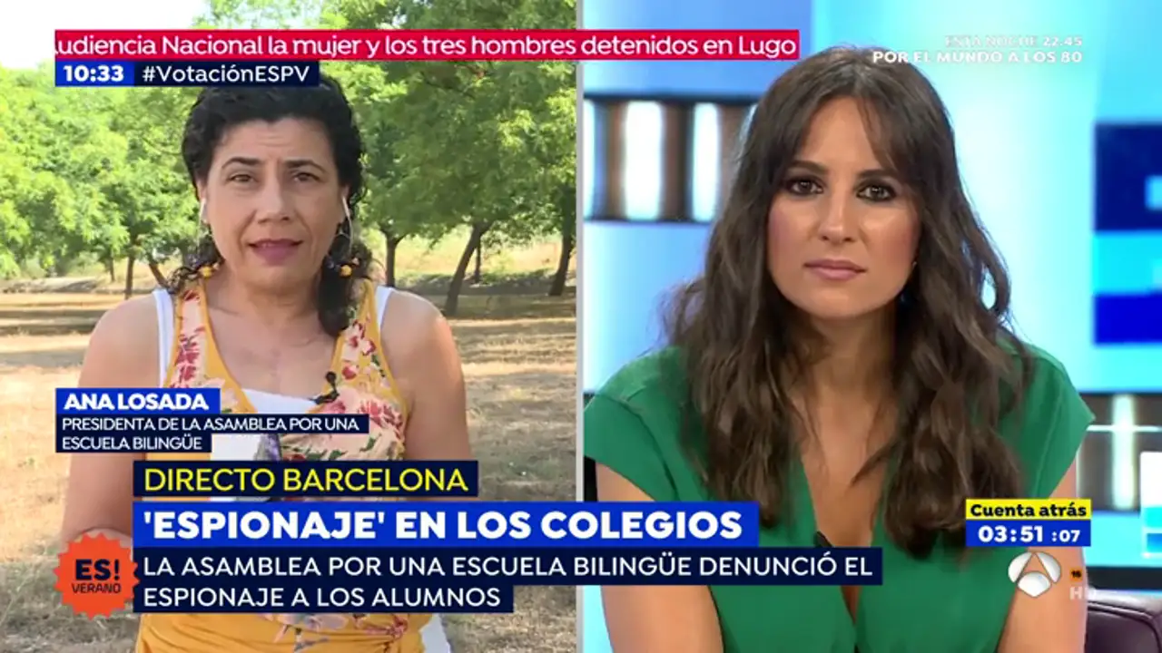 Ana Losada denuncia el espionaje a alumnos para ver si hablan catalán: "Quieren modelar a los niños a su gusto"