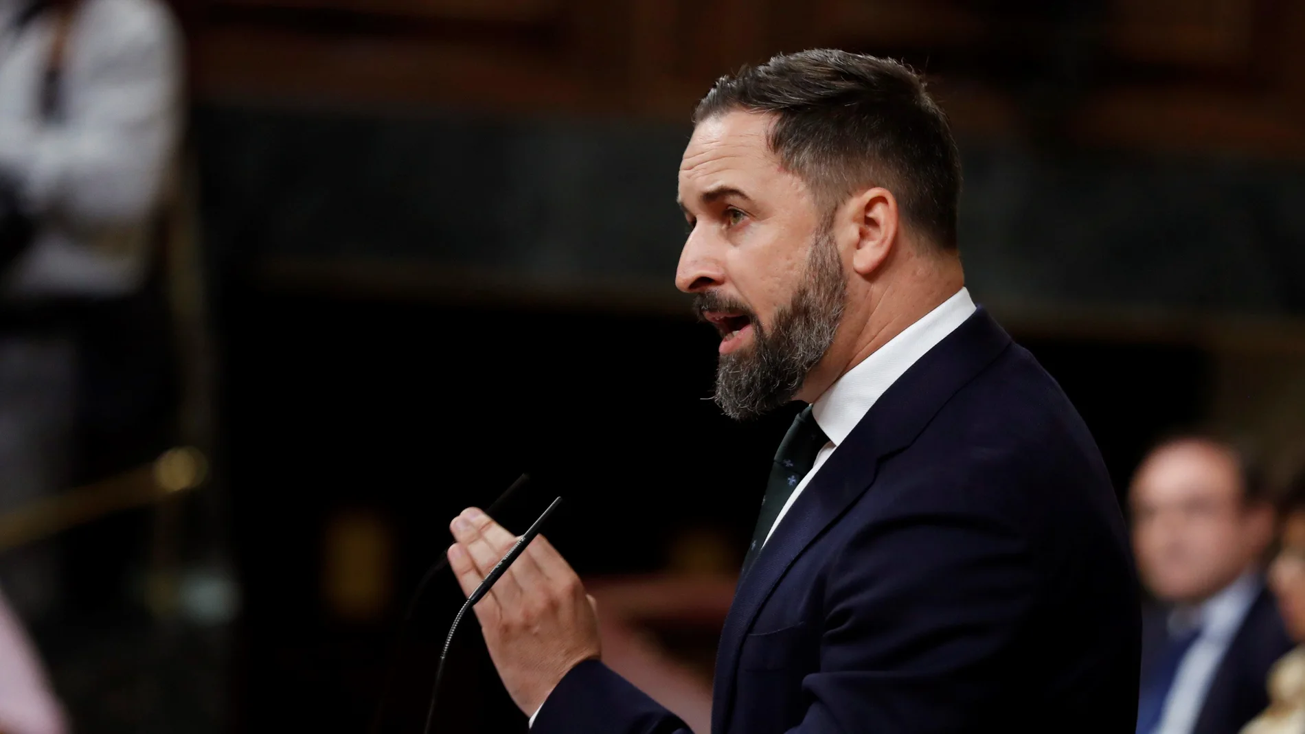 El líder de Vox, Santiago Abascal El líder de Vox, Santiago Abascal