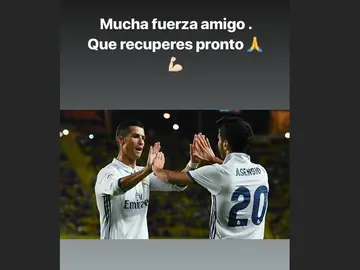 Cristiano lanzó un mensaje de apoyo a Marco Asensio Cristiano lanzó un mensaje de apoyo a Marco Asensio