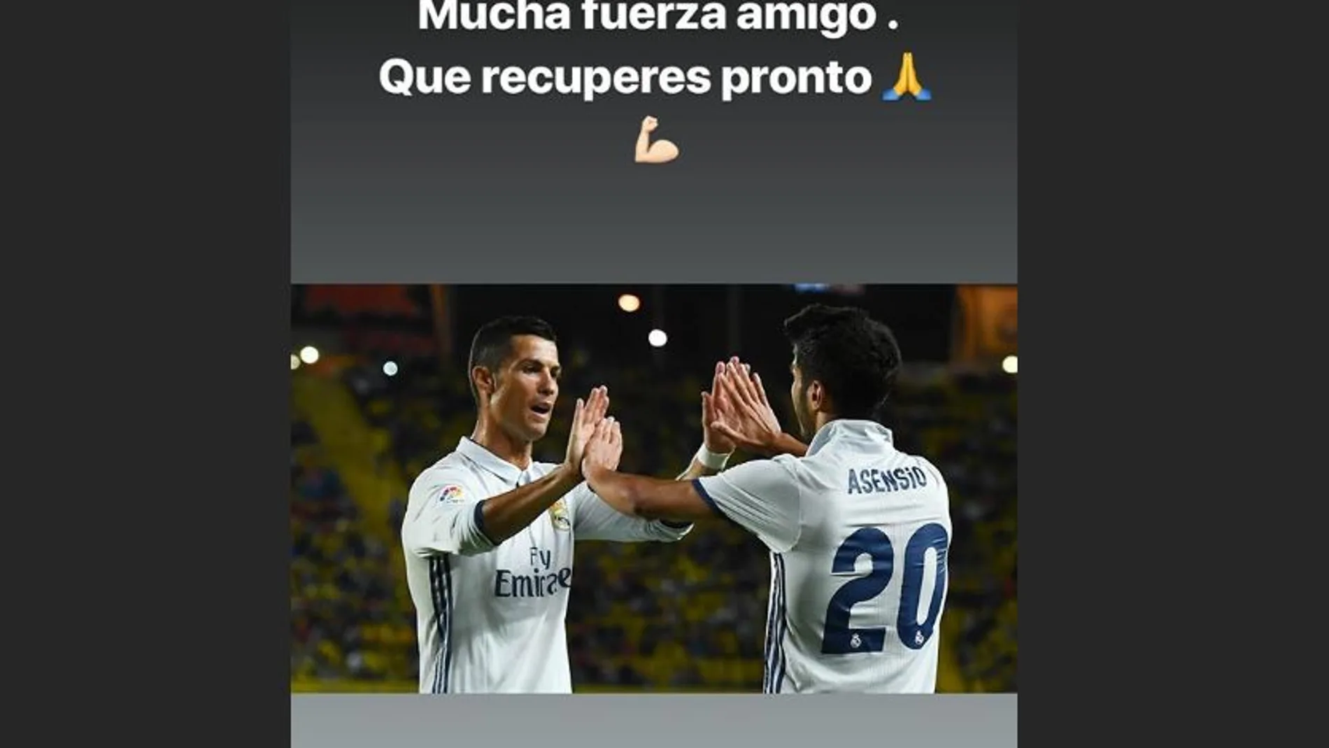Cristiano lanzó un mensaje de apoyo a Marco Asensio Cristiano lanzó un mensaje de apoyo a Marco Asensio