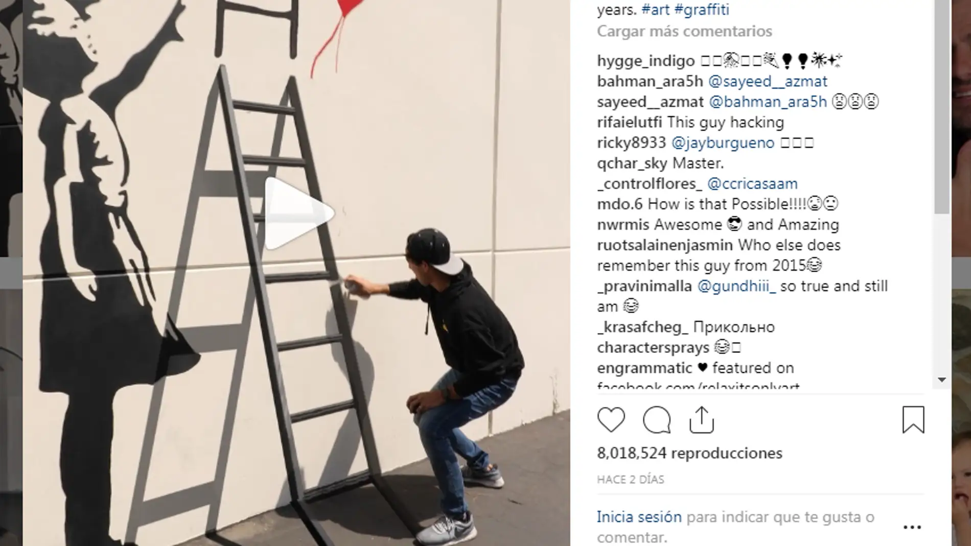 Post de Instagram de Zach King