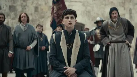 Timothée Chalamet en 'The King' Timothée Chalamet en 'The King'