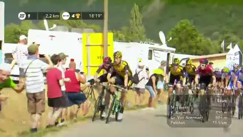 El Tour de Francia descalifica a Martin y Rowe por su enfrentamiento en la Col de Sentinelle El Tour de Francia descalifica a Martin y Rowe por su enfrentamiento en la Col de Sentinelle