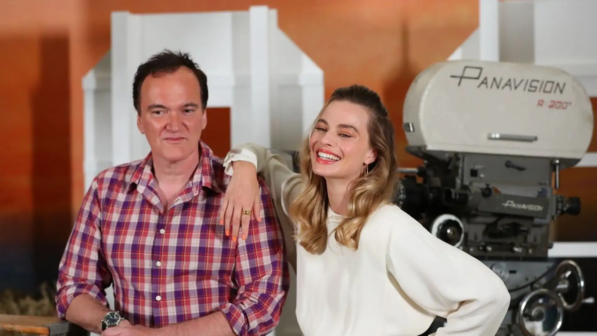 Quentin Tarantino y Margot Robbie