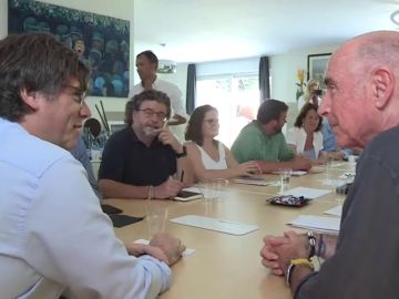 Puigdemont y Torra reúnen el Consejo de la República en Waterloo