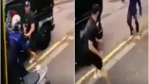 Kolasinac se enfrenta con los asaltantes del coche de Özil Kolasinac se enfrenta con los asaltantes del coche de Özil