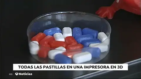 Desarrollan una impresora 3D capaz de reducir multitud de pastillas en una sola Desarrollan una impresora 3D capaz de reducir multitud de pastillas en una sola
